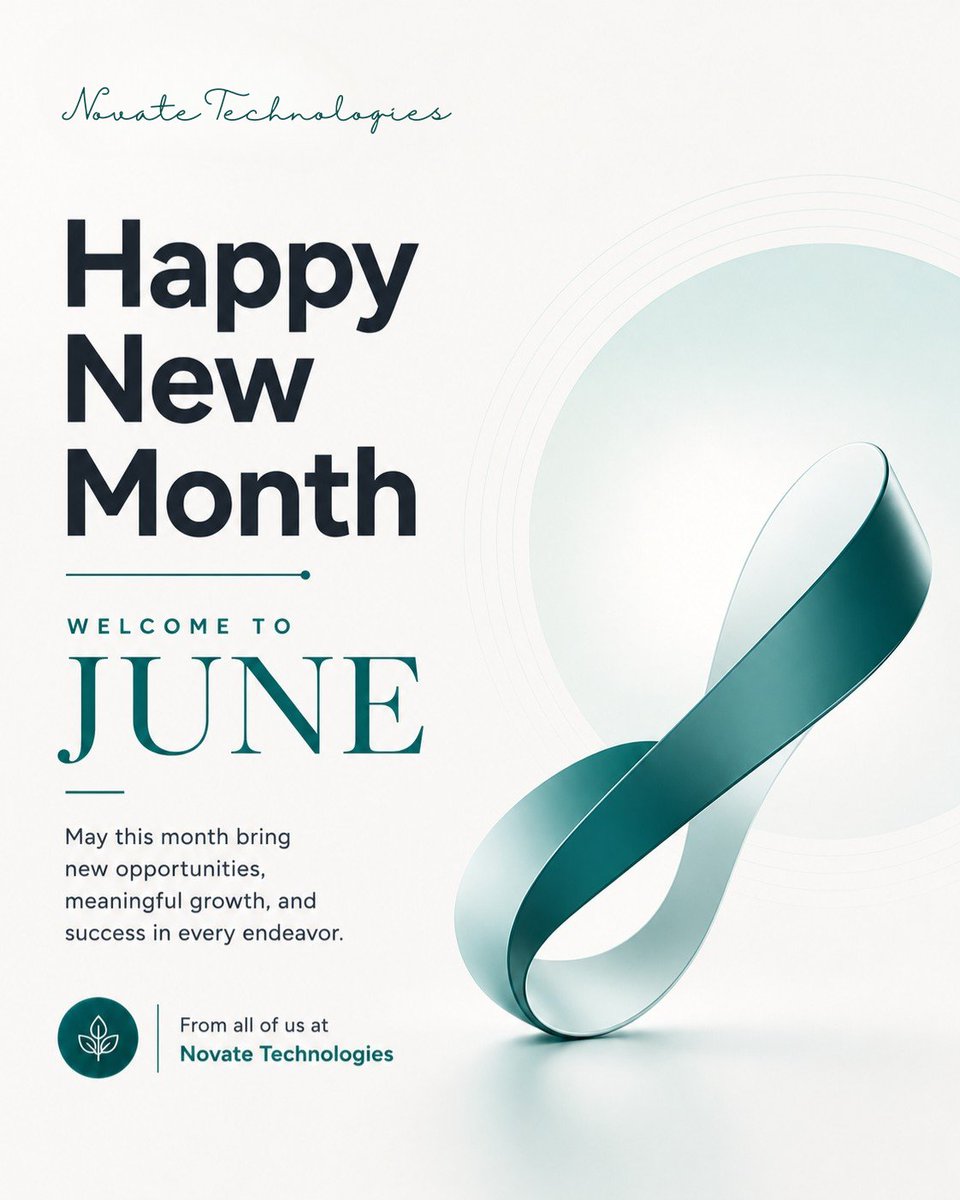 NovateTech's tweet photo. Happy New Month From Us✨

A new month brings new opportunities, fresh ideas, and another chance to move your business forward.

Thank you for trusting Novate Technologies to be part of your digital journey. https://t.co/fUP8G220A0
