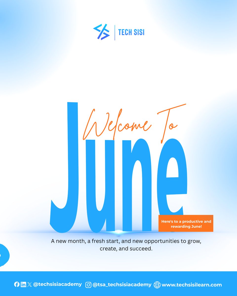 tech_sisi's tweet photo. A new month brings new opportunities to learn, grow, create, and improve.

Thank you for being part of the Tech Sisi community, whether you're building new skills, working on exciting projects, or taking small steps toward your goals

We are cheering you on every step of the way https://t.co/o4kKnulgsX