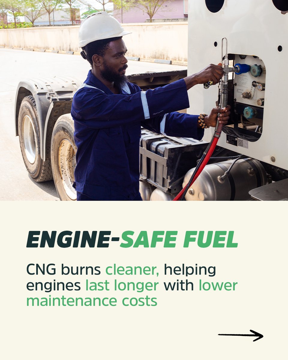 FuelBuddy_NG's tweet photo. Why are so many industries and fleets switching to CNG?

👉 Swipe to learn about CNG beats traditional fuel on cost, efficiency, and sustainability.

@PiCNG_EV @AirtelNigeria @nnpclimited @MTNNG @GiGLogistics @PBATMediaCentre @GovtOfNigeria @NMDPRA_Official @Nig_Gas_Assoc https://t.co/mivis5n3Dj