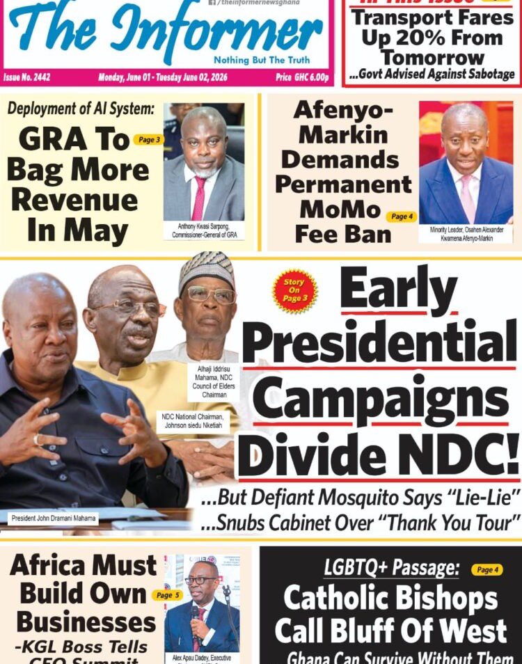 GameTV_gh's tweet photo. Newspaper Review: Monday ,01 Jun 2026
#GhanaThisMorning #GameTVgh https://t.co/zUmfRsbn2w