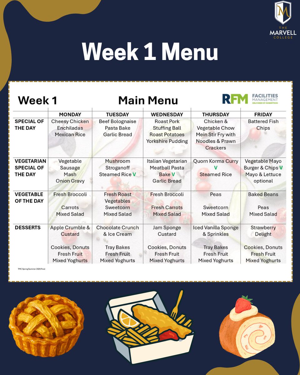 TMCHull's tweet photo. This weeks menu offer is Week 1 :) https://t.co/Z2vpMES960