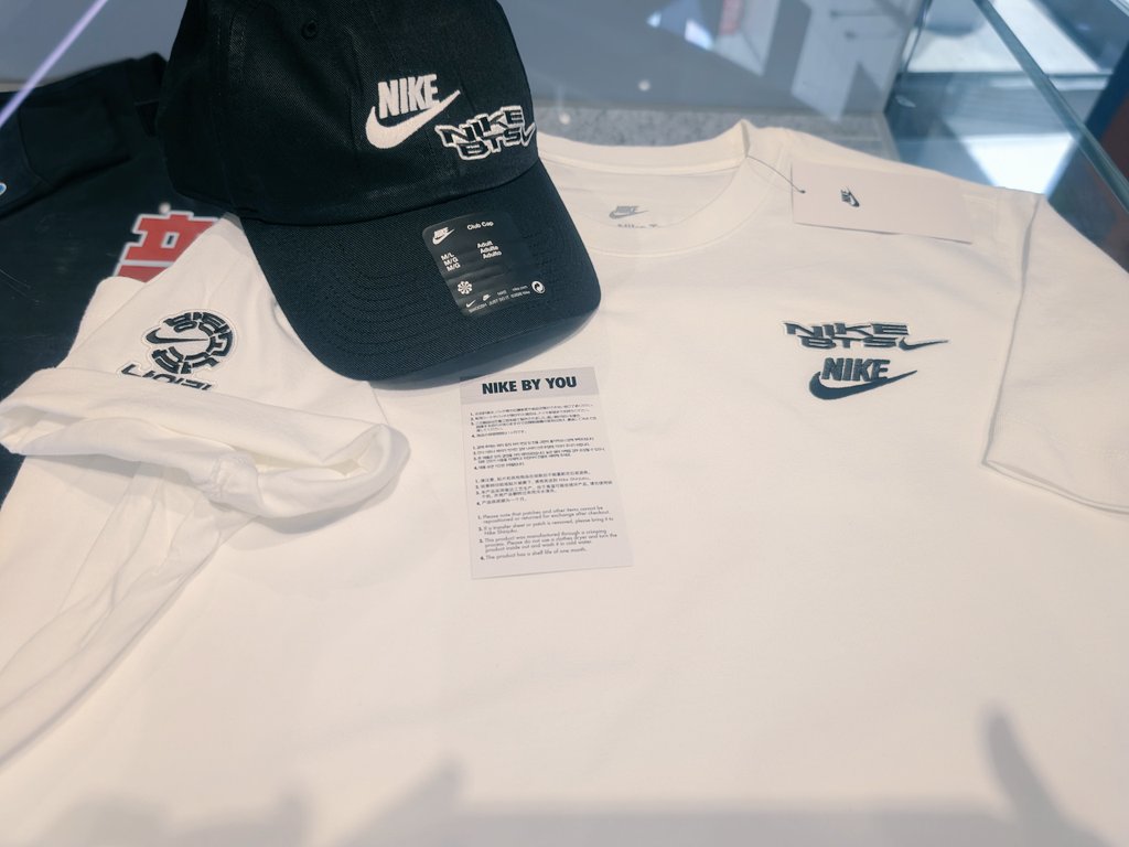 Nike x BTS早速作ってきた とっても楽しかったー！ 自分好みに