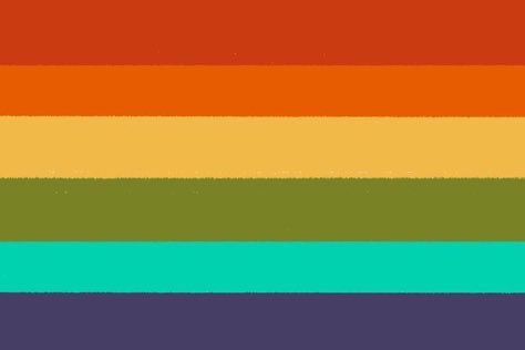 bjorkspears's tweet photo. it's pride month!!! time to bring back the gay flag but it’s colorpicked from footage of Björk beating up a journalist that welcomed her to bangkok

📸: @TelstarTelstar https://t.co/NRnEHAvfRE