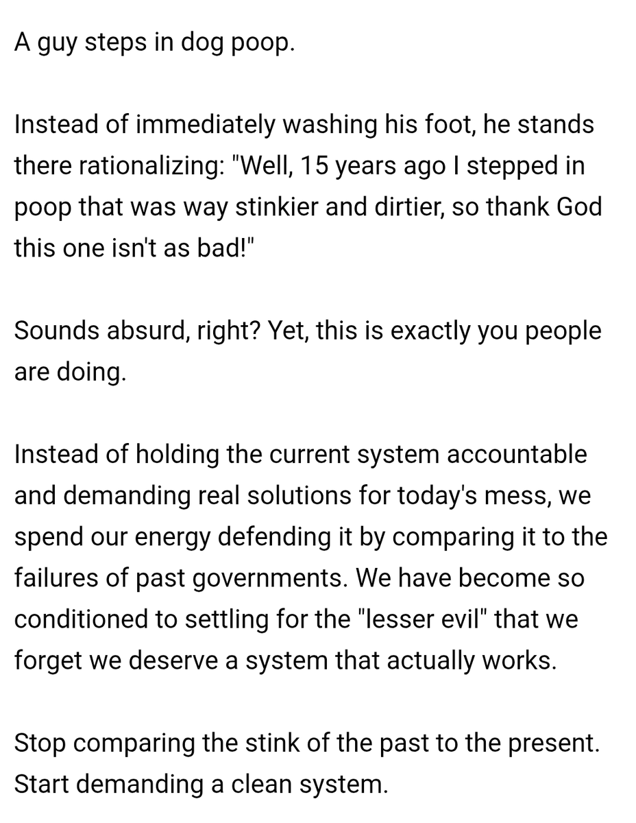 Moggaamboo's tweet photo. @BeeHooman_ @Vishwaguru2026 Read the analogy https://t.co/txAHrgTI9G