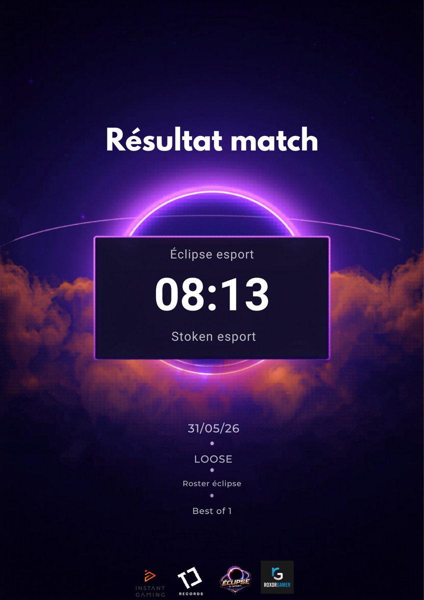 eclipse4gaming's tweet photo. Une victoire, une défaite dans la parcours PREMIER de cette semaine pour notre équipe Éclipse ! https://t.co/27p1QgtJ6n
