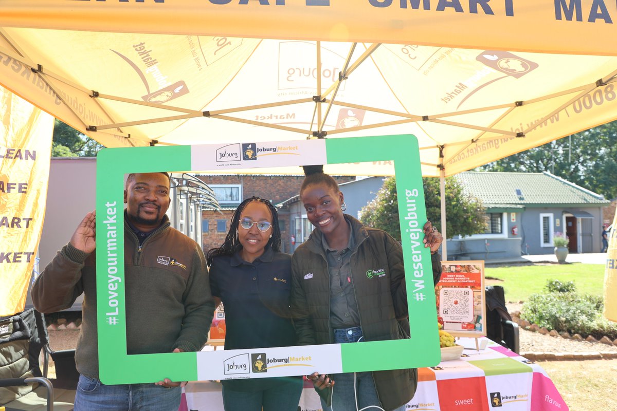 MarketJoburg's tweet photo. Joburg Market recently participated in the 2026 Farmers’ Day hosted by @foodformzansi  in partnership with Agri Skills Transfer in Cullinan.

The event brought together farmers, agricultural experts, students and industry stakeholders to discuss the future of agriculture, skills development, technology and innovation within the sector.

The programme included panel discussions, industry exhibitions and practical farm tours showcasing hydroponics, greenhouse production, poultry farming, piggery and livestock management systems.

Joburg Market’s participation reflects its continued commitment to supporting agricultural development, empowering farmers and strengthening relationships within South Africa’s fresh produce and farming sector.

#joburgreimagined #weservejoburg #jmcares #loveyourmarket #farmersday