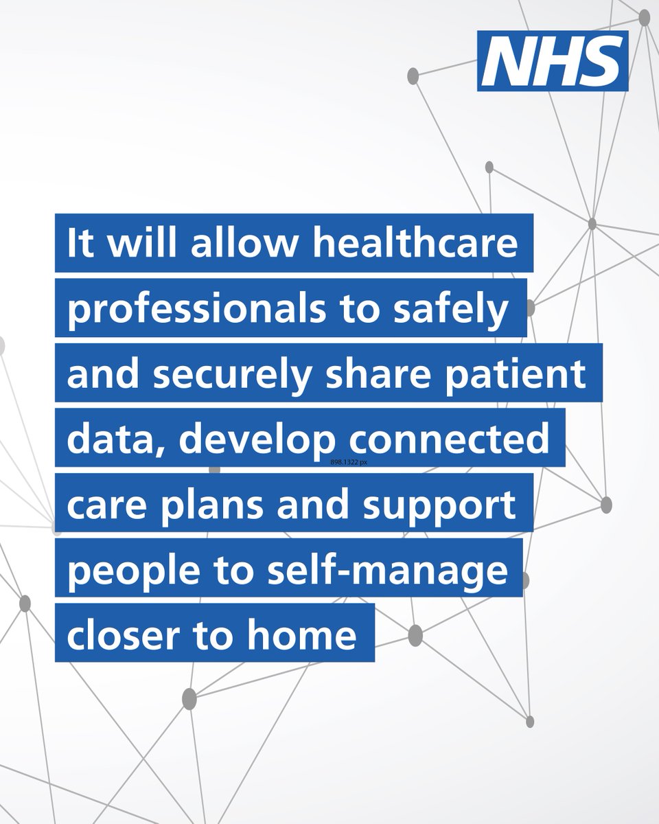 NHSEngland's tweet photo. The Single Patient Record will be a digital record that joins patient information together in one secure, easy-to-access place.  
 
Built on trust, transparency and safety, this is one step to helping make an NHS that is fit for the future.  
 
Learn more ⬇️