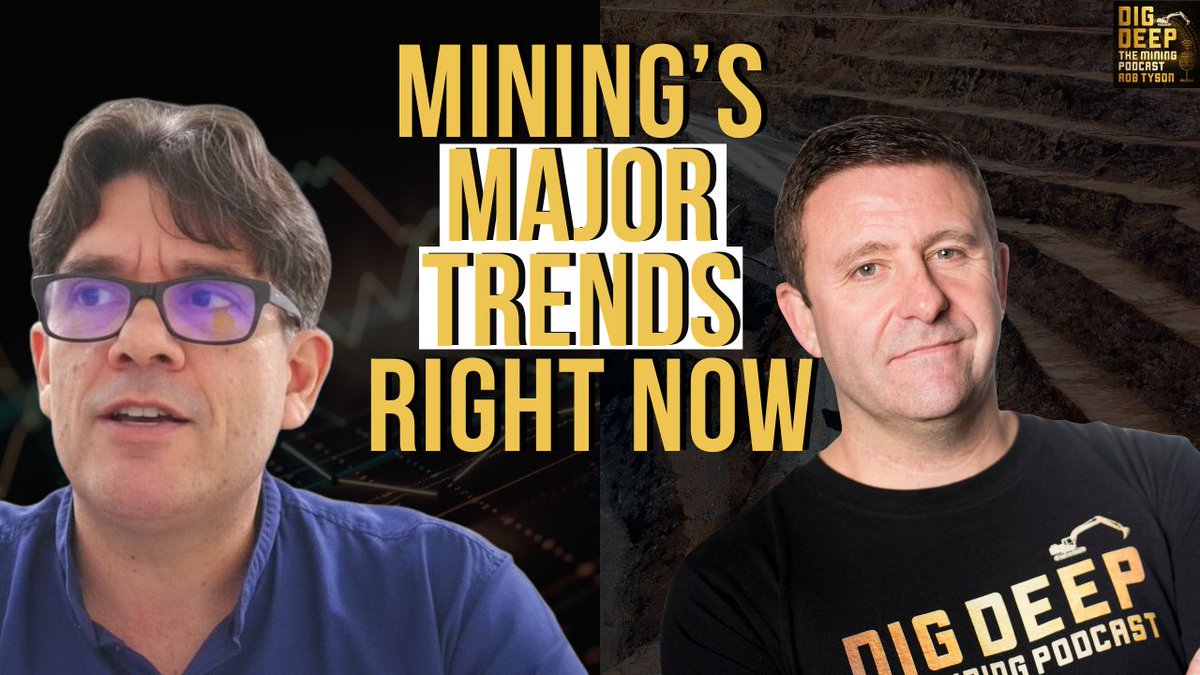 MiningRobTyson's tweet photo. Mining’s biggest shifts are being driven far beyond the mine site

Great discussion on @digdeep_mining with Andrew Thake from Beacon Events, covering how mining conferences, governments, investors and supply chains are all becoming increasingly interconnected.

We talk through how Andrew built his career in mining events, having come from outside the industry, and how working closely with CEOs, investors and governments has shaped his understanding of the sector.

Key themes included:
🔸 The role mining conferences play in connecting investors, miners, governments and supply chains
🔸 The increasing influence of governments on mining policy and critical minerals
🔸 Supply chain resilience and why it continues to intensify
🔸 The importance of midstream and downstream processing
🔸 China’s role in global mining and supply chain execution
🔸 Hong Kong and Singapore as major mining finance and investment hubs
🔸 Commodities attracting attention including copper, gold, iron ore and critical minerals
🔸 Investor perspectives and lessons learned from global mining markets 

Join the conversation ⬇️