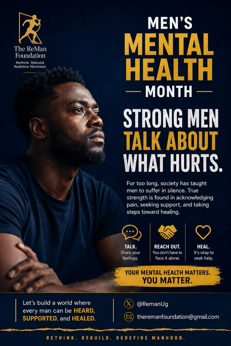 ReManUg's tweet photo. Welcome to Men's Mental Health Month. https://t.co/vrmDuWoxjp