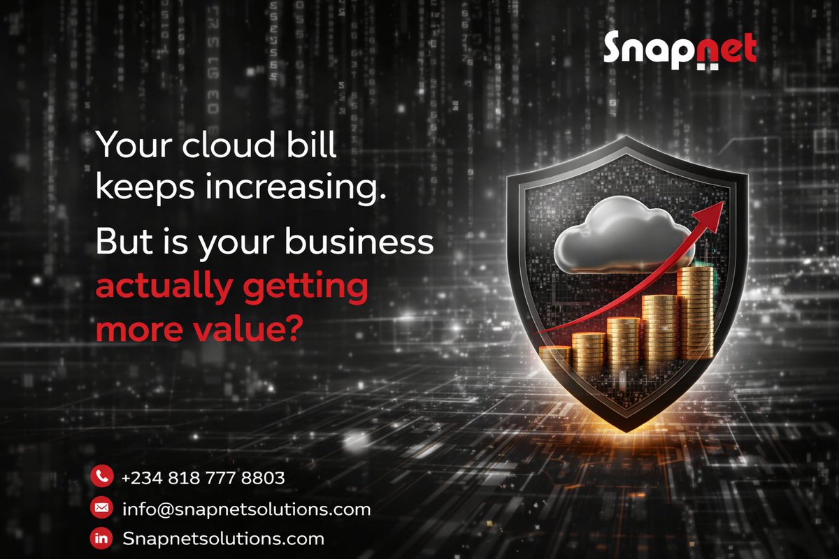 SnapnetSolution's tweet photo. Cloud migration ≠ cloud optimization.

Many organizations still struggle with:

rising cloud spend
governance gaps
hybrid complexity
underutilized resources

#CloudModernization #Azure #SnapnetLimited #CloudOptimization https://t.co/2RYUWr2Vgj