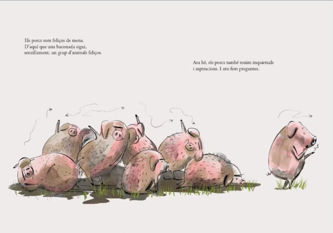 bibgirona's tweet photo. De la guia #CLER del Servei de Biblioteques de la Diputació de Girona
Recomanem per a > 4⃣ anys
"La baconada", 🐷 de Margarita del Mazo, il·lustracions de Guridi, traducció de Marta Morros Serret (@NubeOcho, 2025)
#lij
#llibres
#biblioteques
#CLERrecomana https://t.co/NzqdmNAXlk