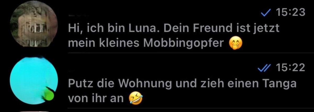 Lunasoleil161's tweet photo. Wenn du mir die Nummer von deiner Freundin gibst... und wir dir dann einfach zusammen die Hölle heiß machen... 🤣 er hat natürlich nichts bekommen , außer einen schönen Cage 🤣

Und damit guten Morgen! Übrigens haben wir ihn gestern im Wald schlafen lassen, mit Tomaten im Arsch 🤭