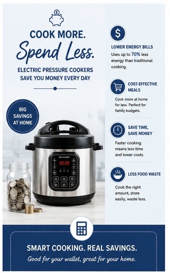 NREP_Uganda's tweet photo. Cook more! Spend less!

Electric Pressure Cookers help households save on energy costs, and cook meals faster.

#ecooking #cleancooking #enfumba https://t.co/WZcGhDoLGO