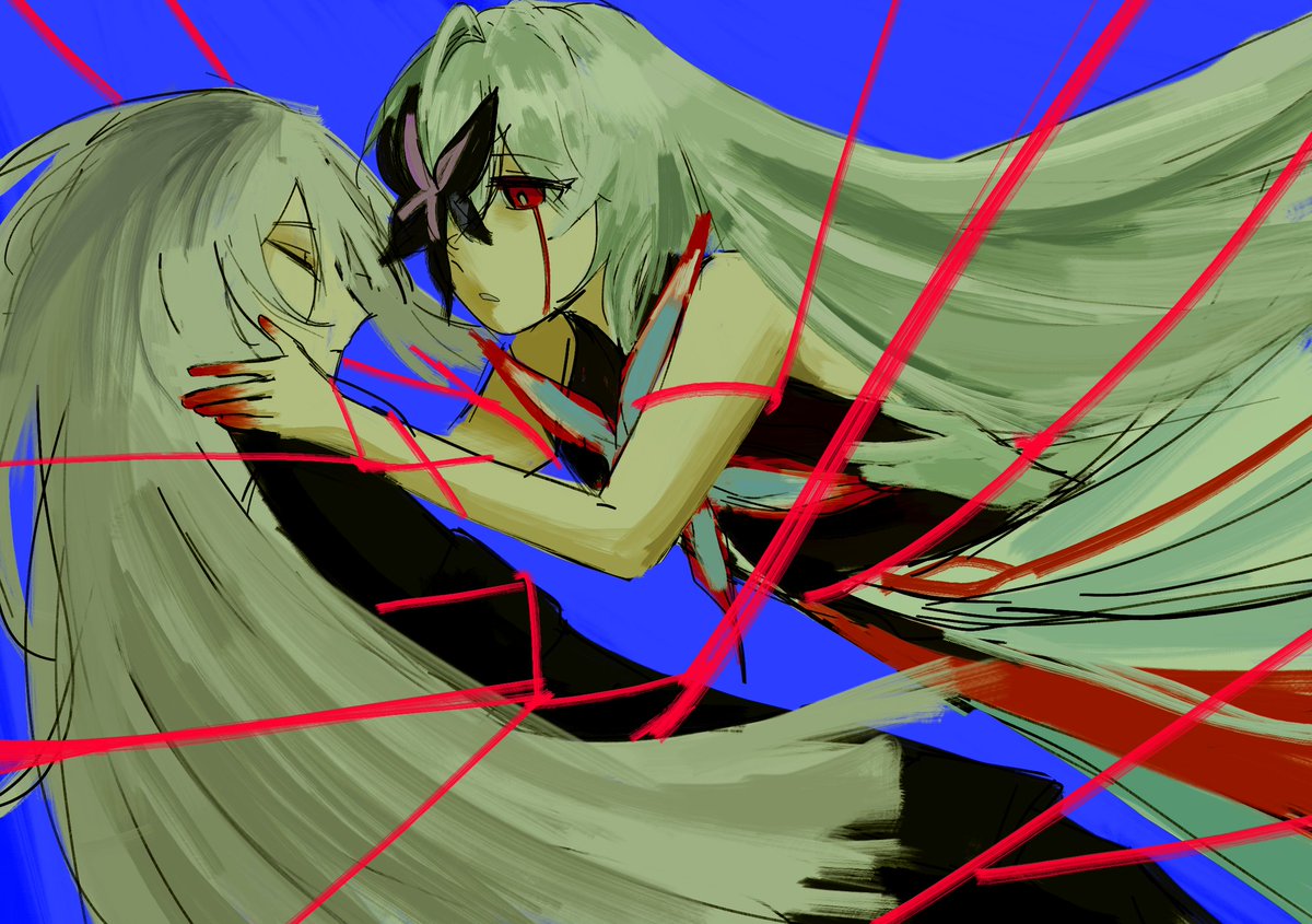meru_tn's tweet photo. everytime i post chaos my post somehow managed to get some traction #Okay

here's some old art of her with my oc skk https://t.co/KMTa4wkbTf