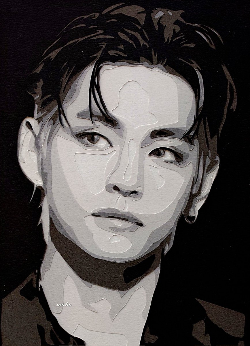 i_amk_bas's tweet photo. テテさん
この髪型もすごくかっこよかったです🫶
papercuttingart
#BTS_V 
#btsfanart https://t.co/H2HyPlXiYy