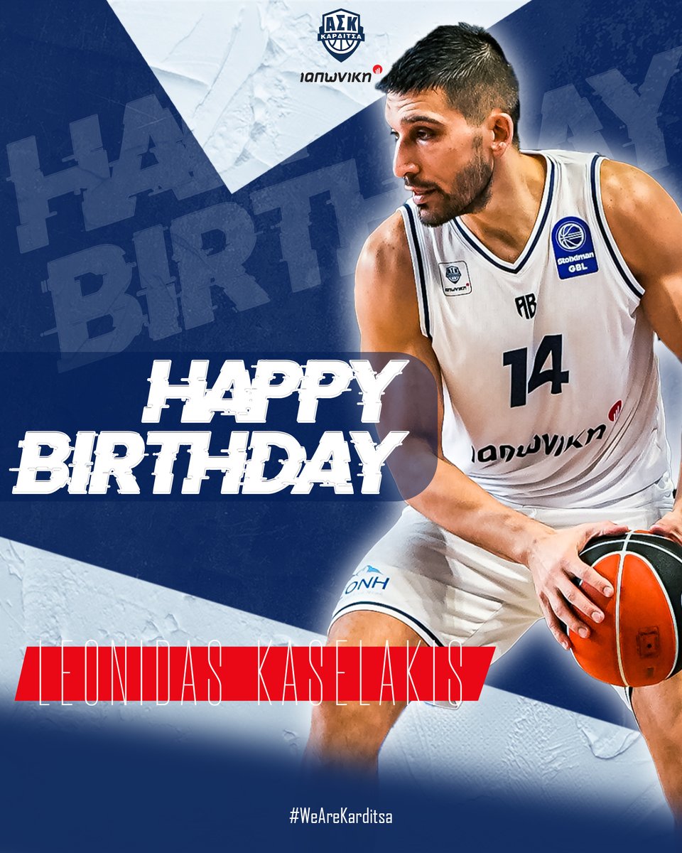 askarditsas's tweet photo. 🎂 Χρόνια πολλά στον αθλητή μας, Λεωνίδα Κασελάκη 🎉
Happy Birthday #Kasel https://t.co/041DMXmw76