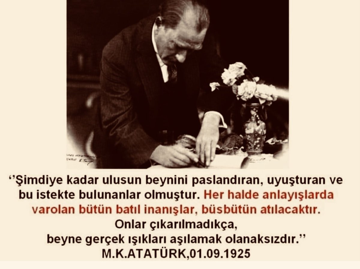 KemalistTim's tweet photo. ATATÜRK Diyor ki; https://t.co/iVduTMKCXc