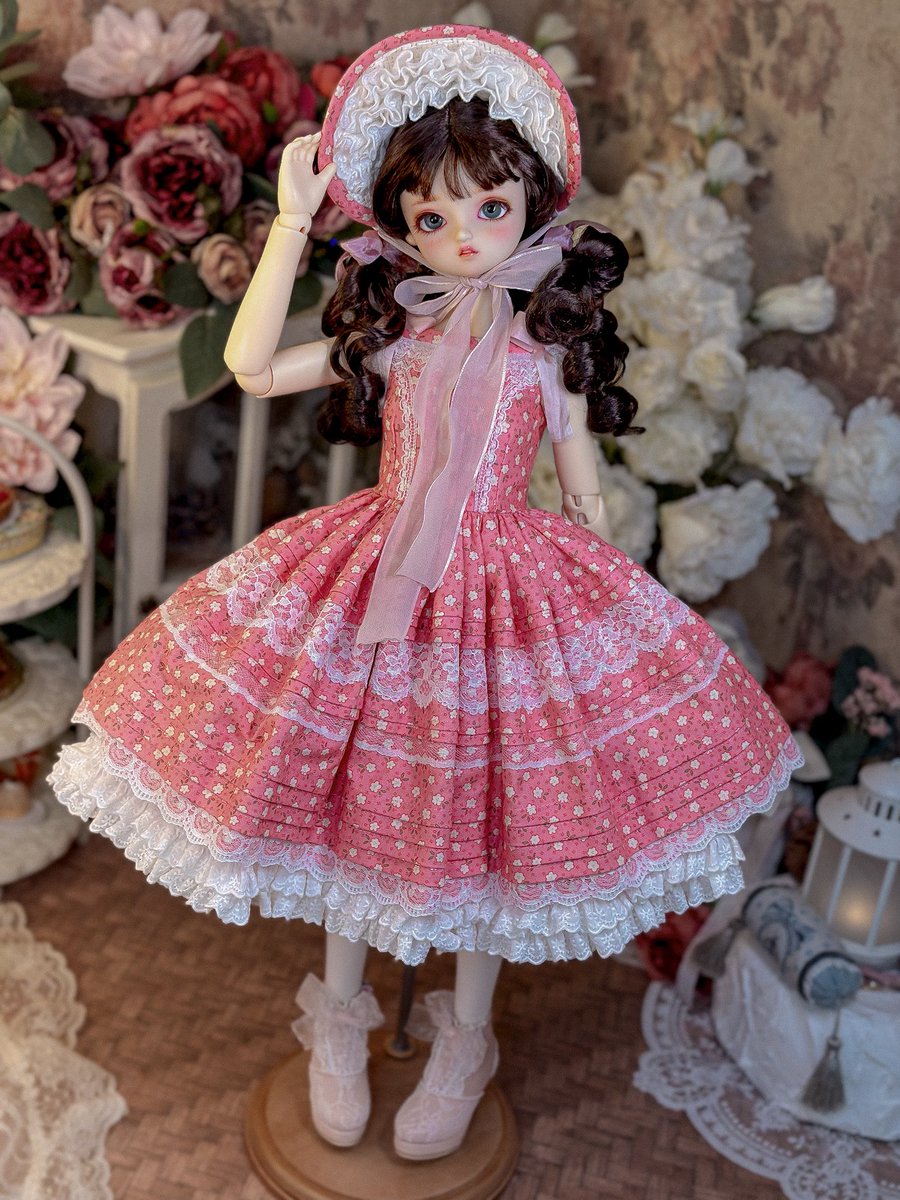 小さなお姫様の夏ワンピ🎀 ふわっとした姿が可愛くて、 つい何枚も写真