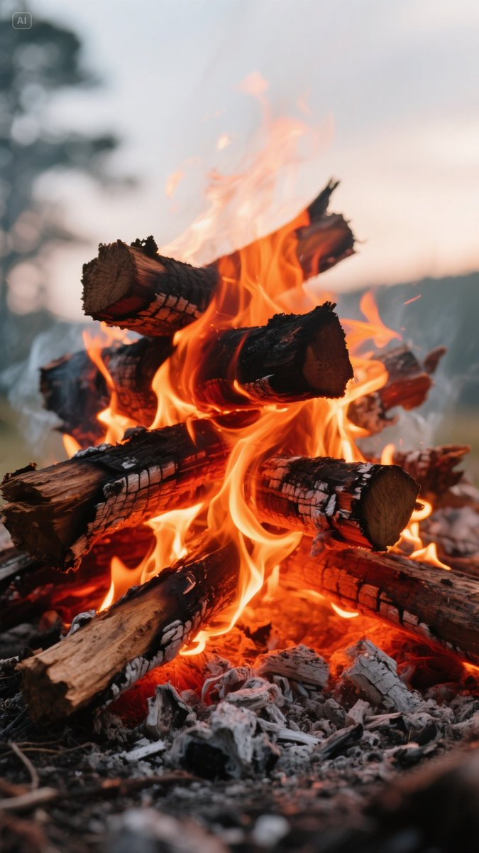 EnergyAlice's tweet photo. Perfect sunset, crackling campfire, and s'mores that hit different—this is the kind of reset we all need in the woods. https://t.co/JutHAwsCzT