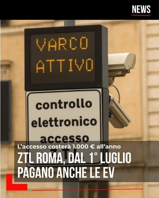 VinnieVegaPF's tweet photo. Potevate scegliere tra la ZTL a pagamento e l’auto elettrica. Avete scelto l’auto elettrica e avrete la ZTL a pagamento. 🤷🏻‍♂️ https://t.co/wUlcsmzoxv
