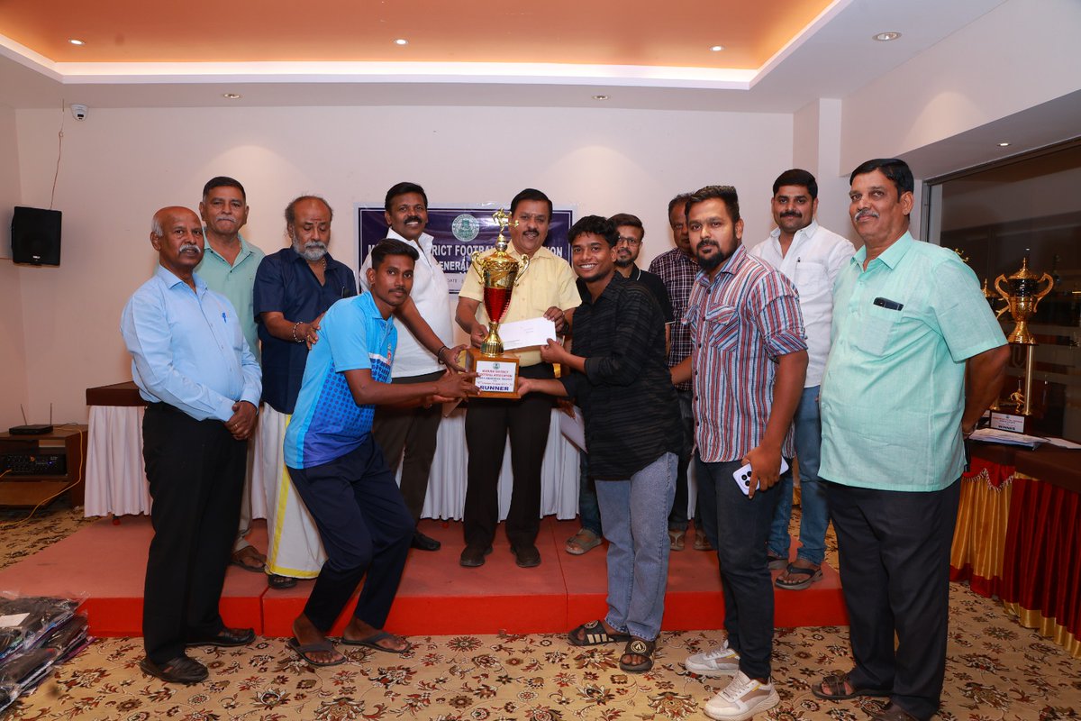 sureshsrgroups's tweet photo. மதுரை மாவட்ட கால்பந்து சங்கத்தின் (Madurai District Football Association - MDFA)  70-ஆம் ஆண்டு பொதுக்குழு கூட்டம் (Annual General Body Meeting) 30.05.2026 அன்று நடைபெற்ற நிகழ்வில் கலந்து கொண்டேன். 

#MaduraiFootball #MDFA #AGM2026 #AnnualGeneralBodyMeeting #MaduraiSports https://t.co/e4mjPEEPGy