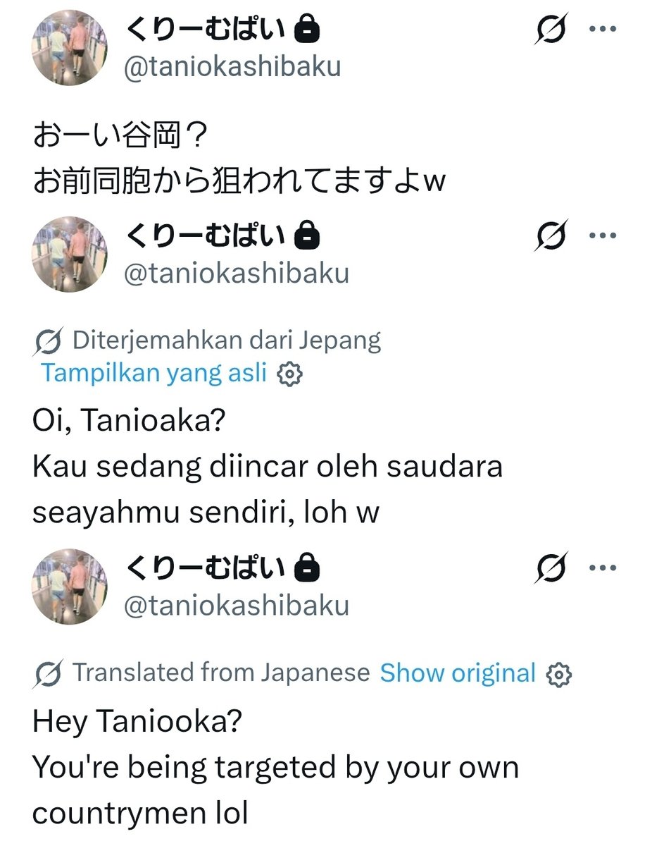 hunter_tnok's tweet photo. 🇯🇵Seorang WNA Jepang marah karena eksploitasi anak dan rekaman diam-diam yang dilakukannya di Jakarta, Indonesia dikritik. Ia mencoba membungkam saya dengan ancaman, “Hei, hunter_tnok, kau diincar oleh rekan senegaramu wkwk,” demi menghentikan pengungkapan kejahatan warga Jepang. https://t.co/OlrNysNs47