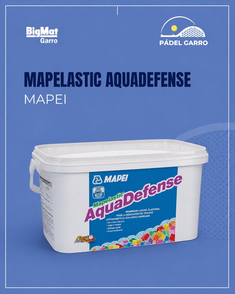 BigMat_Garro's tweet photo. Mapelastic AquaDefense de @MapeiSpain , la membrana líquida impermeabilizante ideal para baños, duchas, terrazas y cualquier espacio húmedo.
 
Gracias a Mapei por acompañarnos y aportar soluciones técnicas que combinan rendimiento, rapidez y durabilidad en cada proyecto. https://t.co/B7uaTuAlHT