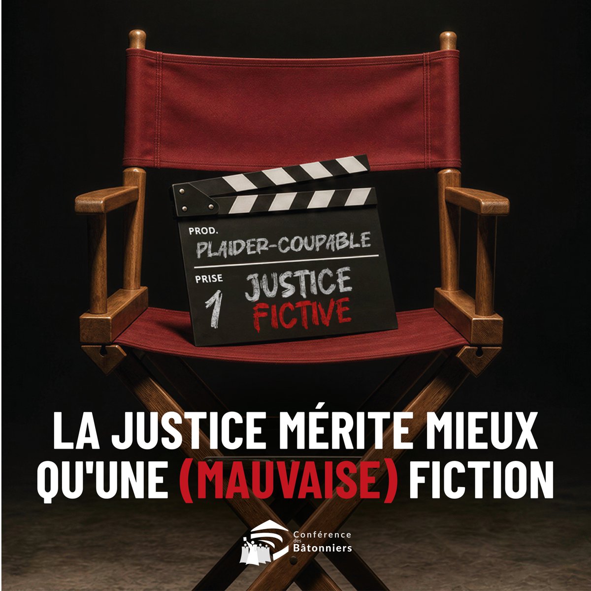Conf_Batonniers's tweet photo. Le 2 juin, le ministère de la Justice organise une audience criminelle simulée destinée à soutenir la présentation de la réforme SURE (Sanction Utile, Rapide et Effective), qui reconfigure en profondeur la procédure pénale en industrialisant le traitement des affaires criminelles, au risque d'effacer le temps du débat contradictoire, la place des victimes et les droits de la défense.

Suprême ironie, cette mise en scène de communication mobilisera des magistrats par ailleurs en manque de temps pour traiter les affaires en cours !

La justice mérite mieux qu'une (mauvaise) fiction.

#JusticeFiction #SURE #ConférenceDesBâtonniers