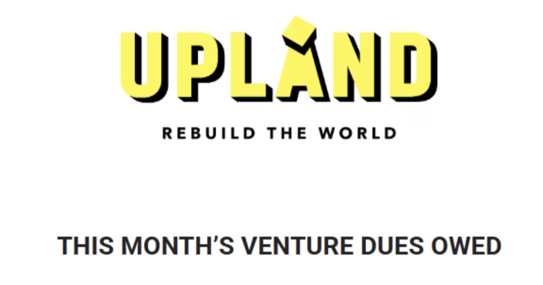 Phil__09's tweet photo. 🚨 It's June 1st, and sales tax on your @UplandMe metaadventures has arrived.
Don't forget to pay your taxes in UPX; you have 7 days from today.
Have a great week, everyone in the @UplandMe community! https://t.co/dKxqfMRu0l