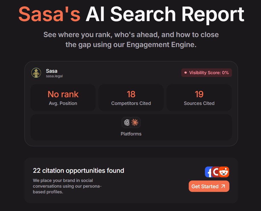 Crowdreply_io's tweet photo. @keshvism checked your AI visibility score

right now ChatGPT and Claude aren’t really mentioning your brand.

here’s your full breakdown + free 7-day access: https://t.co/nwb0wh8PLM https://t.co/L969nUbcuq