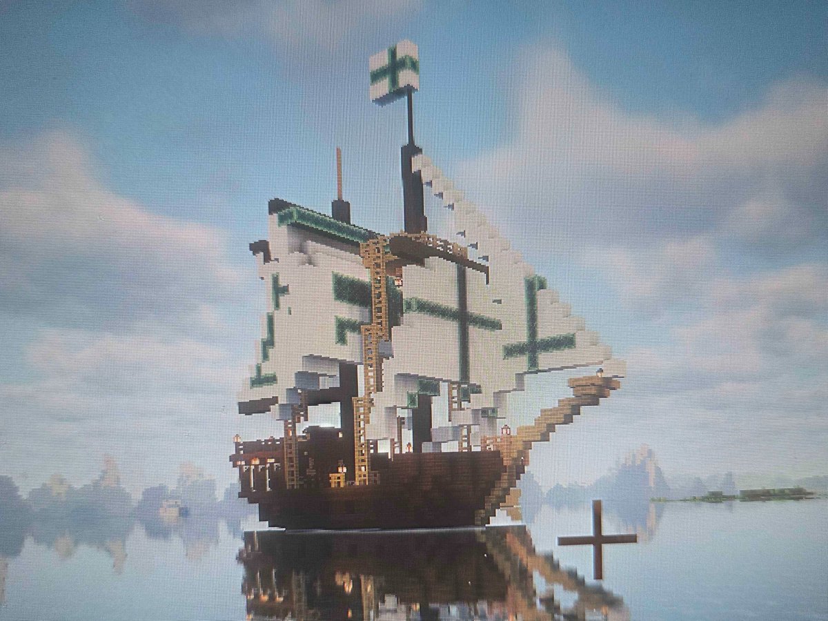 Timur24k's tweet photo. @EponymousUser @WDK_Dos Thank you! The frigate was a fun built! Also made another boat from the shipwreck I found. I did the hull and the sail
@SubjectMetatron did the propulsion and the cannons https://t.co/f4Kj64L1ou