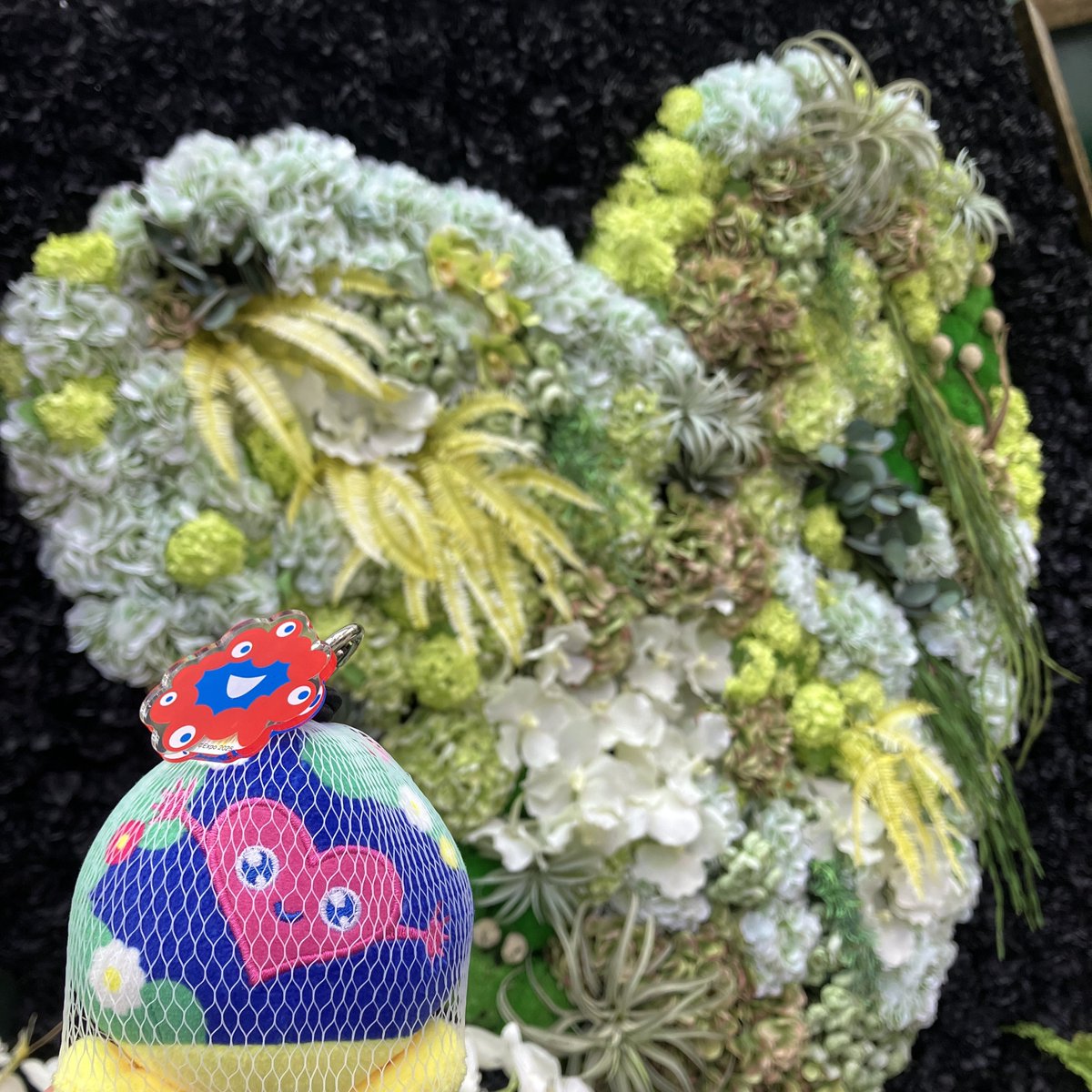mispkg's tweet photo. いろんなお花と自然に会わせてる🌷

少しでも汚れないようにネットに入れて、ネットをカ��ビナにつけて紛失防止🌏🫶ｷﾞｭｯ
#トゥン活
#トゥンクトゥンク応援団 https://t.co/DYOfpQbjut