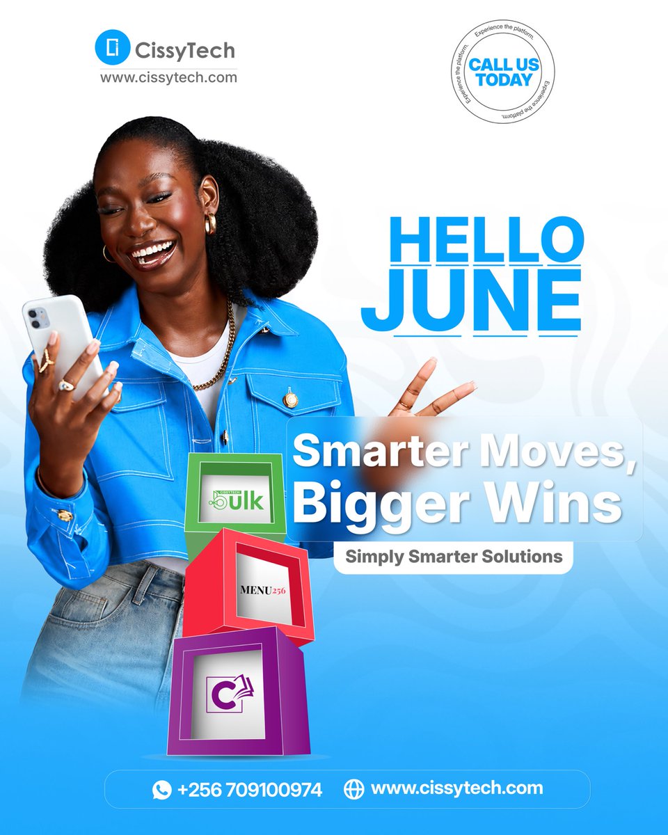 cissytech's tweet photo. Move smarter in this new month and achieve bigger wins with CissyTech.
Call us today to start your journey. https://t.co/Cys0QY0fZA