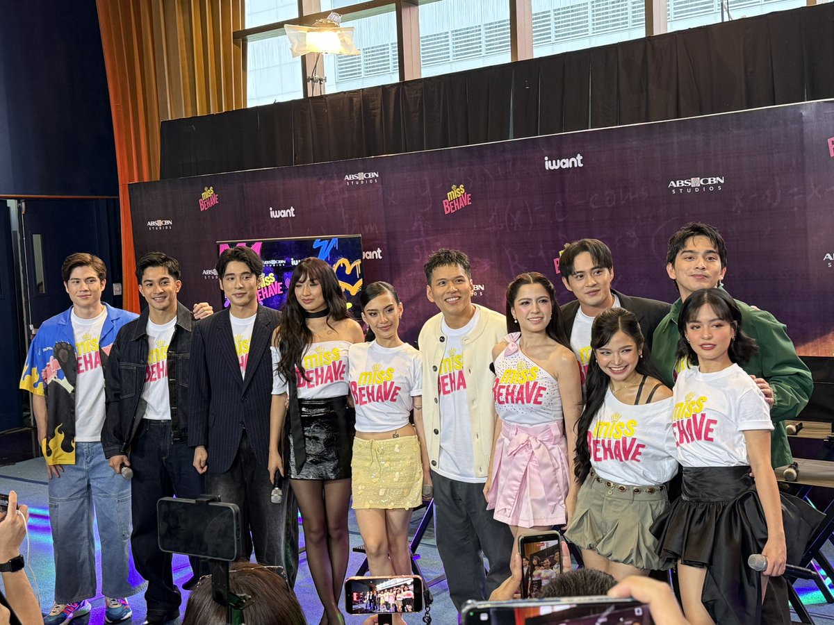 kowalerts's tweet photo. HAPPENING NOW: The Mediacon of the Newest series of ABS-CBN Studios and iWant! The much awaited series #MissBehave under the direction of Director Ivan Andrew Payawal 

Starring Alexa Ilacad with Xyriel Manabat, Reign Parani, Andi Abaya, Rans Rifol, Akira Morishita, JC Alcantara, Raven Rigor, Zach Castañeda and Zach Guerrero. 

Coming this June 03! 
#MissBehaveMediacon #AlexaIlacad