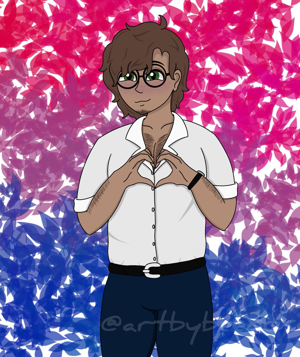 beeeeeexoxo's tweet photo. HAPPY PRIDE MONTH!!!! Here's the first piece of pride art for the month 😁😁 We love our bisexual guy, Matthew!! 🫶 More posts to come during the month 👀

#digitalart #art #hellaverseoc #pride #helluvaboss #hazbinhotel #drawing #pridemonth #happypride #bisexual https://t.co/RZ3sQZkq0V