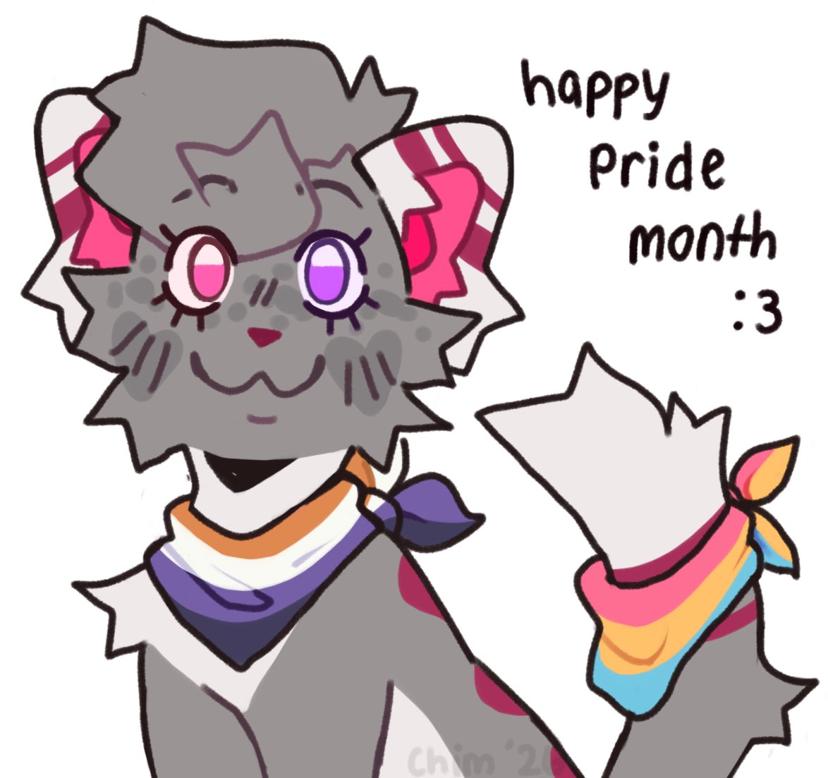chimchamtimtam's tweet photo. happy pride month every1!! remember to beeeee who you areeeee for your priiiiiiideeeee https://t.co/ZuuqPlZXjK