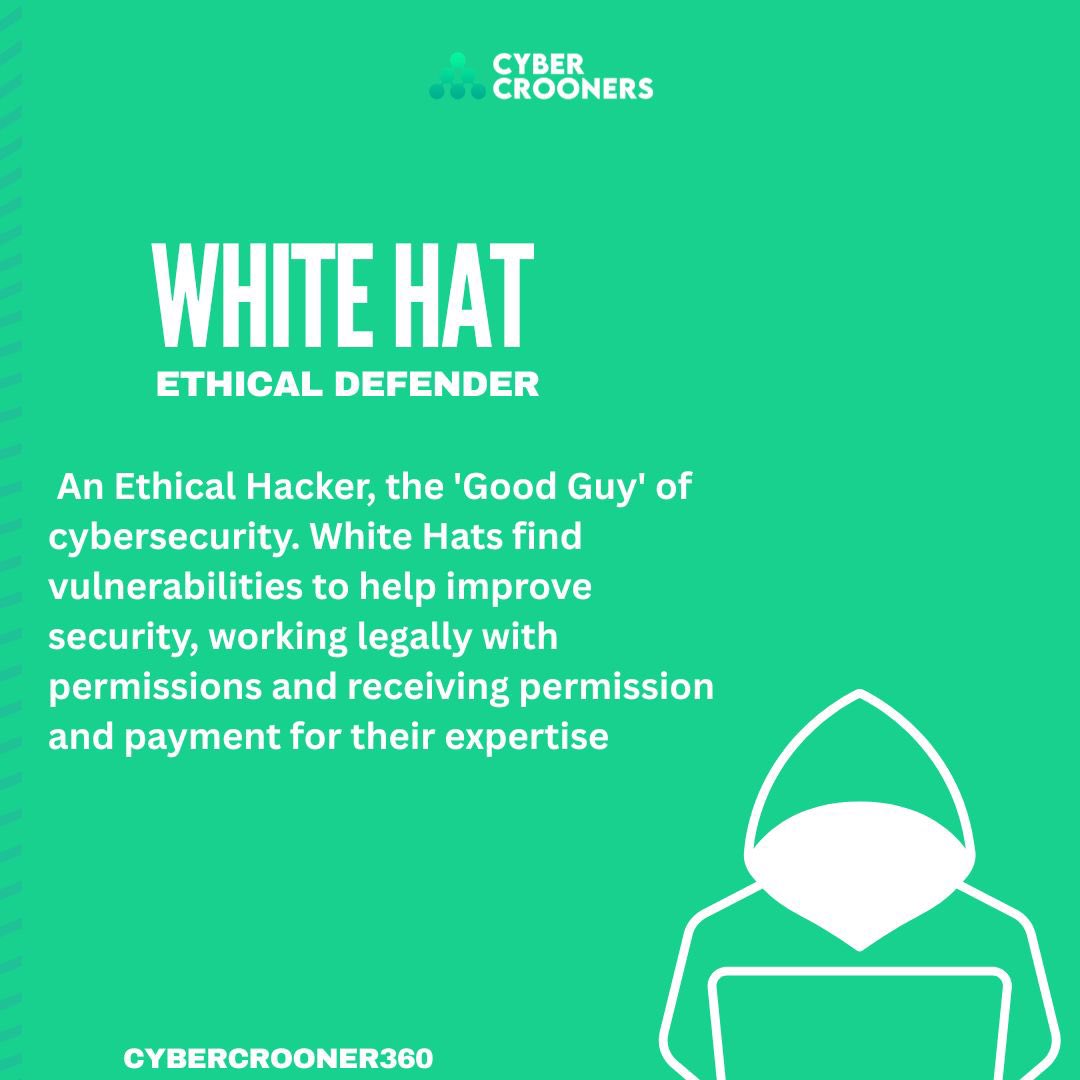 cybercrooners's tweet photo. Black Hats and White Hats use similar skills.

One exploits systems.
The other protects them.

The difference isn’t the knowledge. It’s the intent.

#CyberCrooners #CyberCrooners360 #cybersecurityawareness https://t.co/toABYCClyj