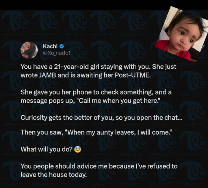 ZeeCletus's tweet photo. Omooo, don't leave ooo 
Stay in that house 🏠 

But the question to ask, when next you are not around, they might still :::: https://t.co/0J3hOLNmpt