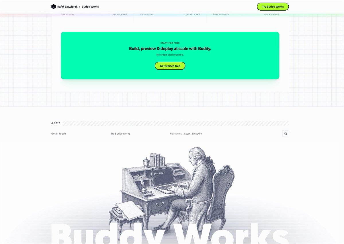 emblemo's tweet photo. love how every project picks its own workflow now.

We needed a blog that fits our existing app:

→ design.md from existing system
→ into Claude Code via @claudeai
→ refined with prompts, added details
→ artwork from @ChatGPTapp
→ polish in @figma
→ embedded via prompt
→ shipped via @useBuddy

half the time, twice the play.