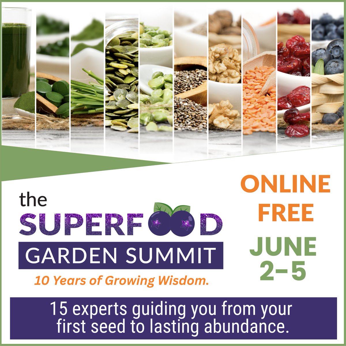 farmingsecrets's tweet photo. A reminder for anyone who feels “behind” in gardening…
We created the Superfood Garden Summit.  
To make gardening feel simpler, more approachable, and more doable.  
Join us free June 2-5 >>> https://t.co/EPM1s2yb9Z https://t.co/LowEVNv0hl