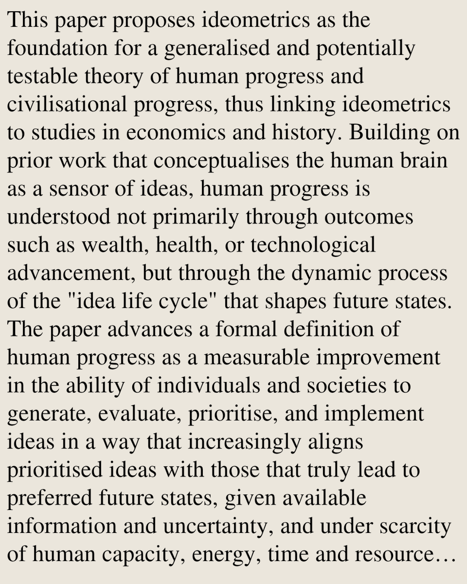 cereal's tweet photo. Towards an Ideometrics-Based General Theory of Human Progress

Igor Rudan, Steven Kerr
https://t.co/iZqvuGfAN2 [𝚎𝚌𝚘𝚗.𝙶𝙽] https://t.co/WX7rl2NJLU