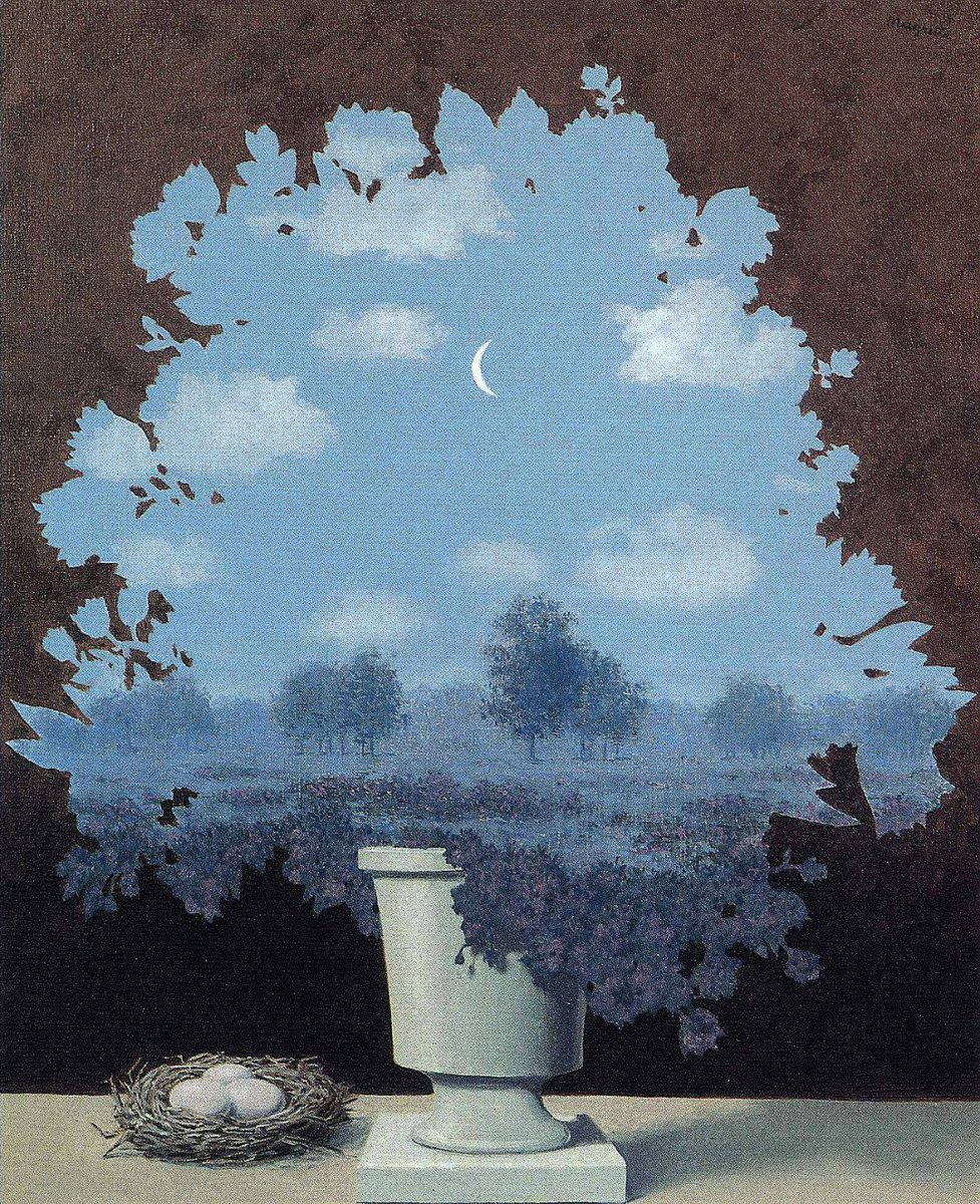 ArtorOtherThing's tweet photo. René Magritte, The Land of Miracles, 1964 https://t.co/SgSJJCgMXg