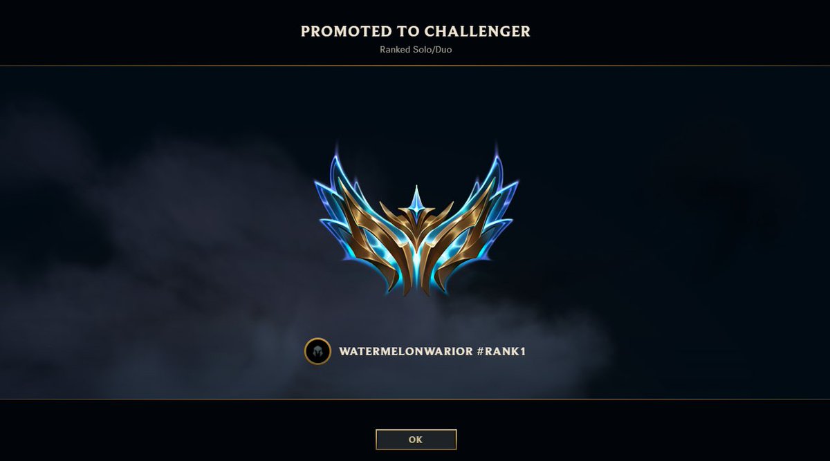 Angelknight3Ma's tweet photo. Watermelon warrior is finally challenger after putting blood, sweat, and tears we finally made it after playing the game since I was 9 years old and taking it serious for the last 3 years playing amumu now it’s for a new arc 🫡 #leagueoflegends #league #challenger #amumu #fyp https://t.co/Q9QIrbvG1i