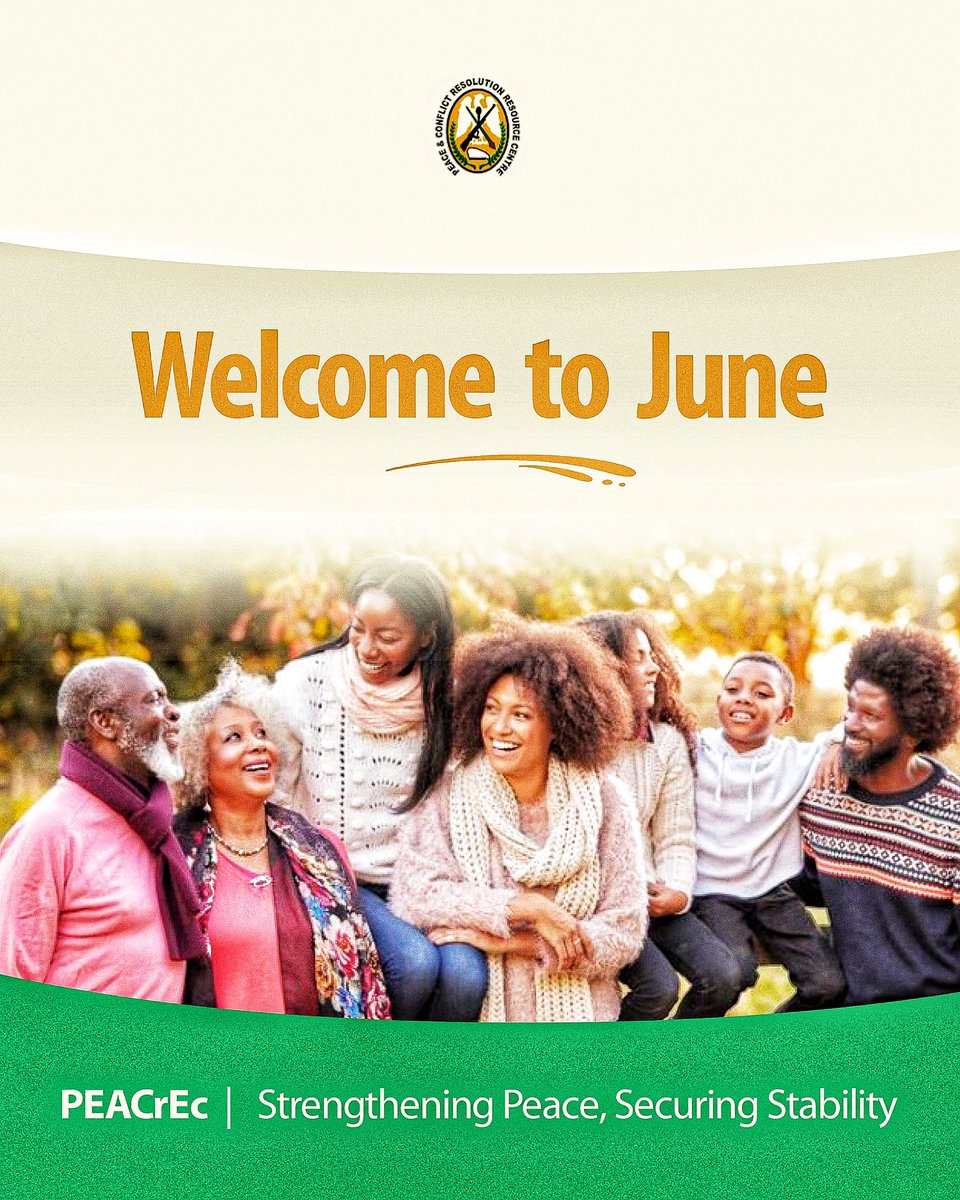 PEACrEc1's tweet photo. New month, new opportunities for dialogue, collaboration, and positive impact. 🌍✨

Here’s to a productive June from all of us at PEACrEc.

#HappyNewMonth #PEACrEc https://t.co/aKPI4aYN21