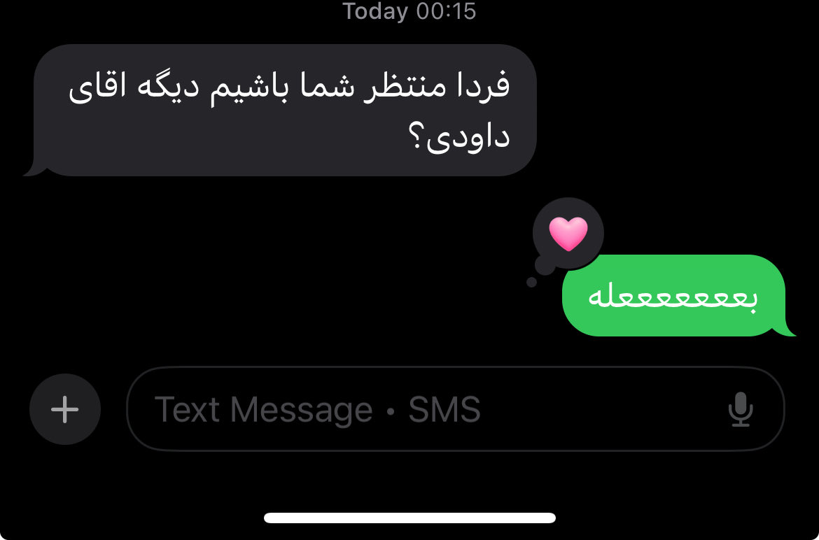 _maboline_'s tweet photo. قبول کنید خیلی محترمانه پیگیر شد، میگفتم نه زشت بود https://t.co/kRXPWasHUJ