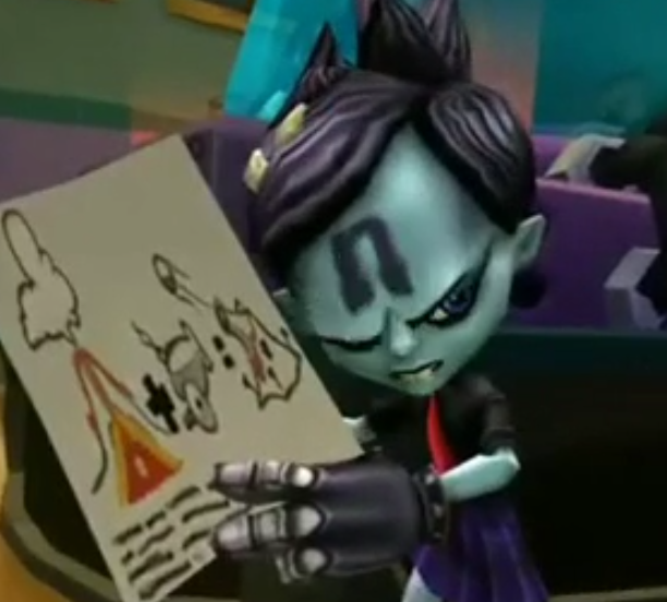 Poopmallows's tweet photo. im so distraught. and they make her do the fucking frog blink its just horrible. the N texture stretching down too oh my god. https://t.co/UkGQYMG0NF