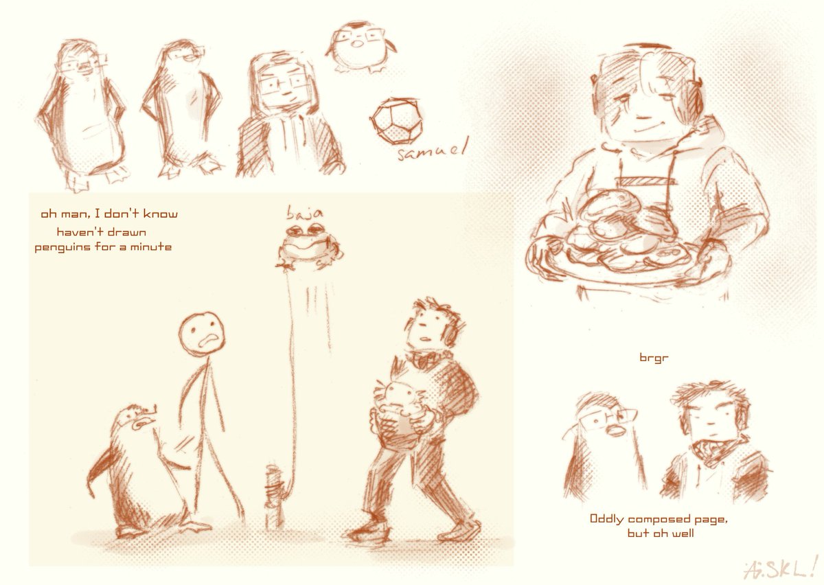 Arin_Skl's tweet photo. Oh how i wish for a gameburgerVODS... 
First day of AWWWCCTFBFSMP 
#gameburger #fanart #sketch https://t.co/a0h3eJOocP