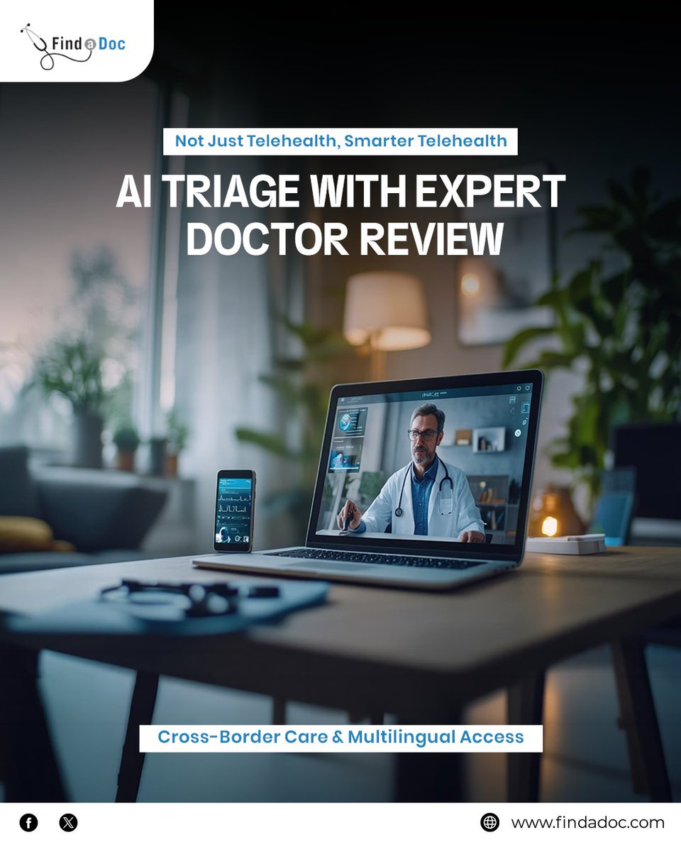 findadoc1's tweet photo. FindADoc helps you make confident health decisions with AI-driven analysis and physician-reviewed second opinions.

Experience The Power of Telehealth Second Opinion Now – https://t.co/BPEqV3viMz

#FindADoc #TelehealthCare #VirtualHealthcare #AIInHealthcare #DigitalHealth https://t.co/V0kHY37f0U