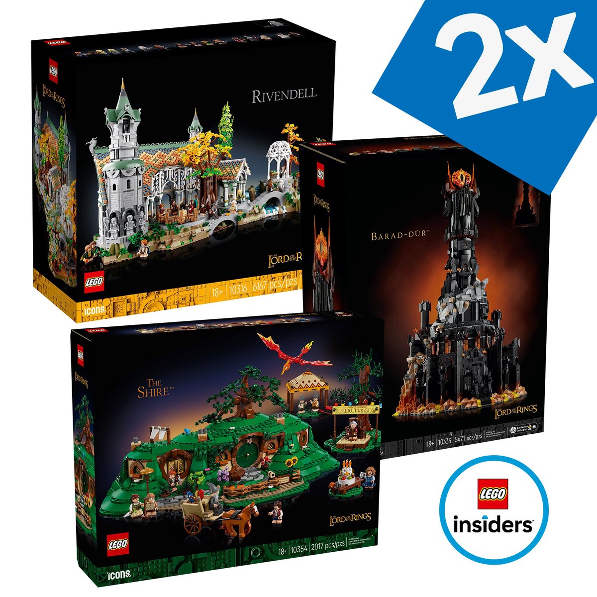 hothbricks's tweet photo. Sur le Shop LEGO : Points Insiders X2 sur trois gros sets LEGO ICONS The Lord of the Rings: Si vous aimez accumuler les points Insiders pour être sur d'en avoir assez lorsqu'il s'agit de les échanger contre un ou plusieurs produits… https://t.co/YSeHzyk0C8 #LEGONews #LEGO #RLFM https://t.co/aGTxzrqiND