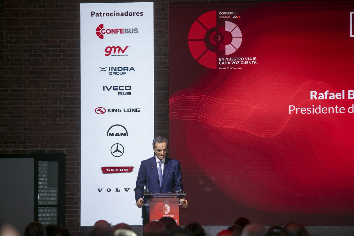 ConfebusSocial's tweet photo. 📰Hoy en #CONFEBUSNews:🚌El ciudadano, en el centro de la movilidad. Las conclusiones de #CONFEBUSSummit2026 refuerzan el papel del #autobús como columna vertebral del transporte sostenible, conectado y accesible.
Descubre todas las claves aquí👉https://t.co/UGDKVxER8X https://t.co/qCD3nArLGy